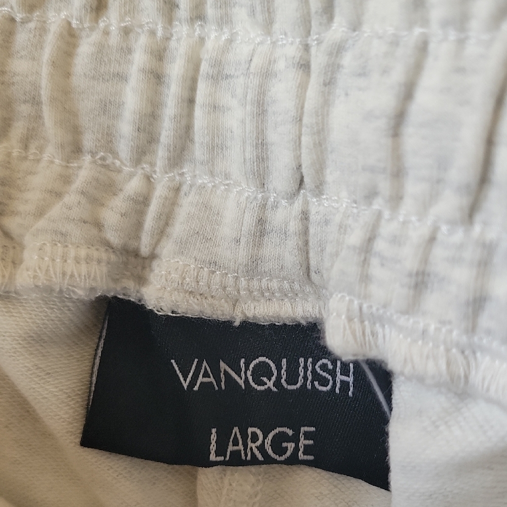 Slim Fit Gray Sweatpants with Black Drawstring By Vanquish - Picture 2 of 3